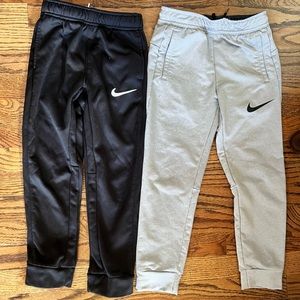 Boys Nike black and grey pant size 7